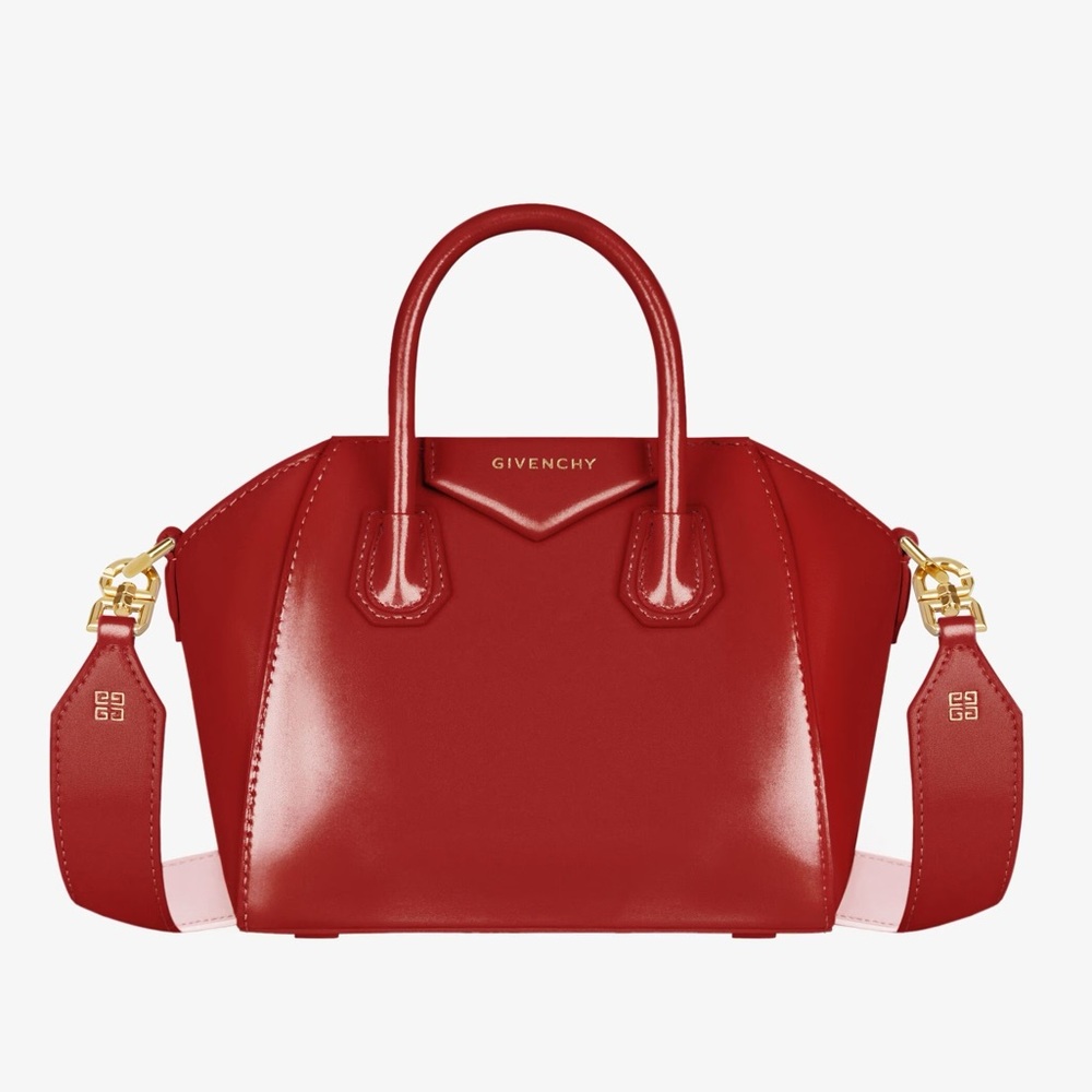 NWT Givenchy Antigona Toy Mini Handbag in Red/Pink